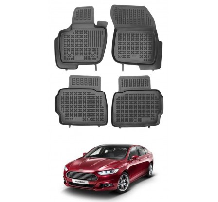 Dywaniki gumowe korytkowe Ford MONDEO V 2014-