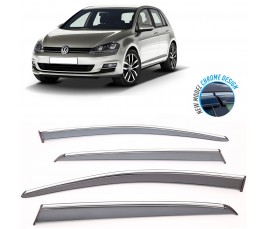 Owiewki szyb bocznych Plus Style Volkswagen Golf VII 2014 - 2020