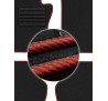 dywany tekstylny Premium Skoda Kodiaq 2016- červený lem