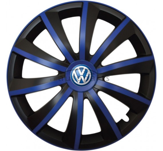 Kołpaki zgodne Volkswagen 15" GRAL niebieski 4ks