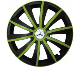 Kołpaki zgodne  Mercedes 14" GRAL zeleno - czarny
