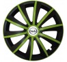 Kołpaki zgodne  Opel 14" GRAL zeleno - czarny 4ks