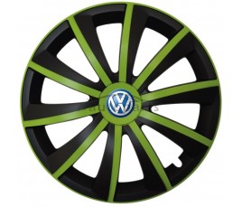 Kołpaki zgodne  Volkswagen 14" GRAL zeleno - czarny