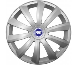 Kołpaki zgodne  Fiat 14" GRAL silver