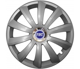 Kołpaki zgodne  Fiat 14" GRAL Chrome silver
