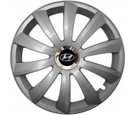 Kołpaki zgodne  Hyundai 14" GRAL Chrome silver