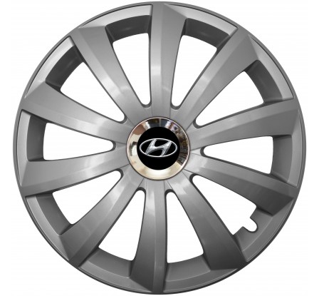 Kołpaki zgodne  Hyundai 14" GRAL Chrome silver 4ks