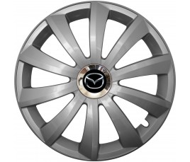 Kołpaki zgodne  Mazda 14" GRAL Chrome silver
