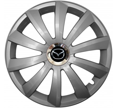 Kołpaki zgodne  Mazda 14" GRAL Chrome silver 4ks