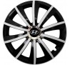 Kołpaki zgodne  Hyundai 15" GRAL Chrome Biało-czarny 4ks