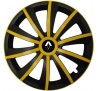 Kołpaki zgodne  Renault 15" GRAL žlto - czarny 4ks