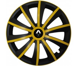 Kołpaki zgodne  Renault 15" GRAL žlto - czarny