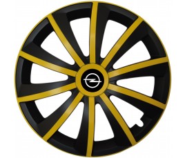 Kołpaki zgodne  Opel 16" GRAL žlto - czarny