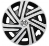 Kołpaki zgodne  Volkswagen 15" CYRKON Biało-czarny 4ks