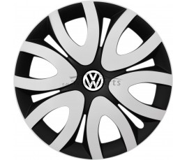 Kołpaki zgodne  Volkswagen 14" MIKA Biało-czarny