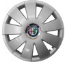 Kołpaki zgodne  Alfa Romeo 15" NefrytChrome silver 4ks