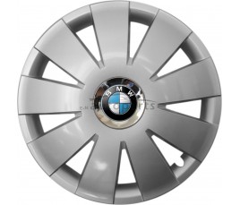Kołpaki zgodne  BMW 15" Nefrytchrome silver