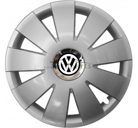 Kołpaki zgodne  Volkswagen 15" NefrytChrome silver 4ks