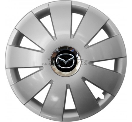 Kołpaki zgodne  Mazda 16" NefrytChrome silver 4ks