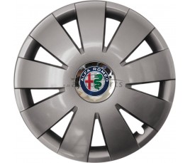 Kołpaki zgodne  Alfa Romeo 15" Nefrytchrome grafit