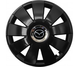 Kołpaki zgodne  Mazda 15" Nefrytchrome czarny