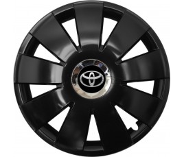 Kołpaki zgodne  Toyota 15" Nefrytchrome czarny