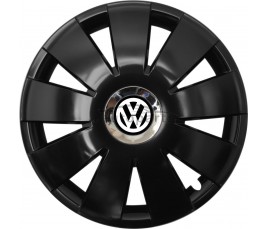 Kołpaki zgodne  Volkswagen 15" Nefrytchrome czarny
