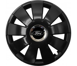 Kołpaki zgodne  Ford 16" Nefrytchrome czarny