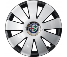 Kołpaki zgodne  Alfa Romeo 15" Nefrytchrome BS