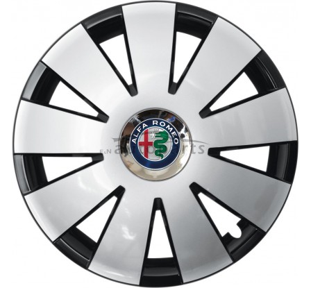 Kołpaki zgodne  Alfa Romeo 16" Nefrytchrome BS 4ks
