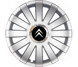 Kołpaki zgodne  Citroen 15" ONYX silver
