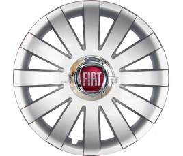 Kołpaki zgodne  Fiat 15" ONYX silver
