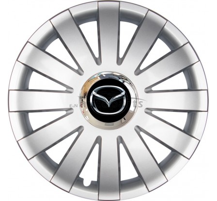Kołpaki zgodne  Mazda 15" ONYX silver 4ks