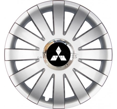 Kołpaki zgodne  Mitsubishi 15" ONYX silver 4ks