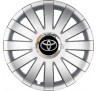 Kołpaki zgodne  Toyota 15" ONYX silver 4ks