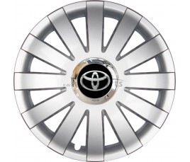 Kołpaki zgodne  Toyota 15" ONYX silver