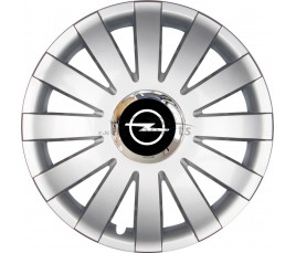 Kołpaki zgodne  Opel 16" ONYX silver
