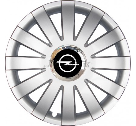 Kołpaki zgodne  Opel 16" ONYX silver 4ks