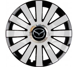Kołpaki zgodne  Mazda 15" ONYX Biało-czarny
