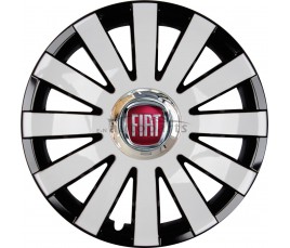 Kołpaki zgodne  Fiat 16" ONYX Biało-czarny