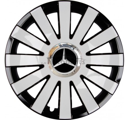 Kołpaki zgodne  Mercedes 13" ONYX Biało-czarny 4ks