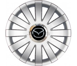 Kołpaki zgodne  Mazda 14" ONYX silver