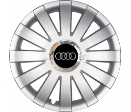Kołpaki zgodne  Audi 13" ONYX silver