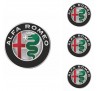 Kołpaki zgodne  Alfa Romeo 14" DRIFT Čierne 4ks
